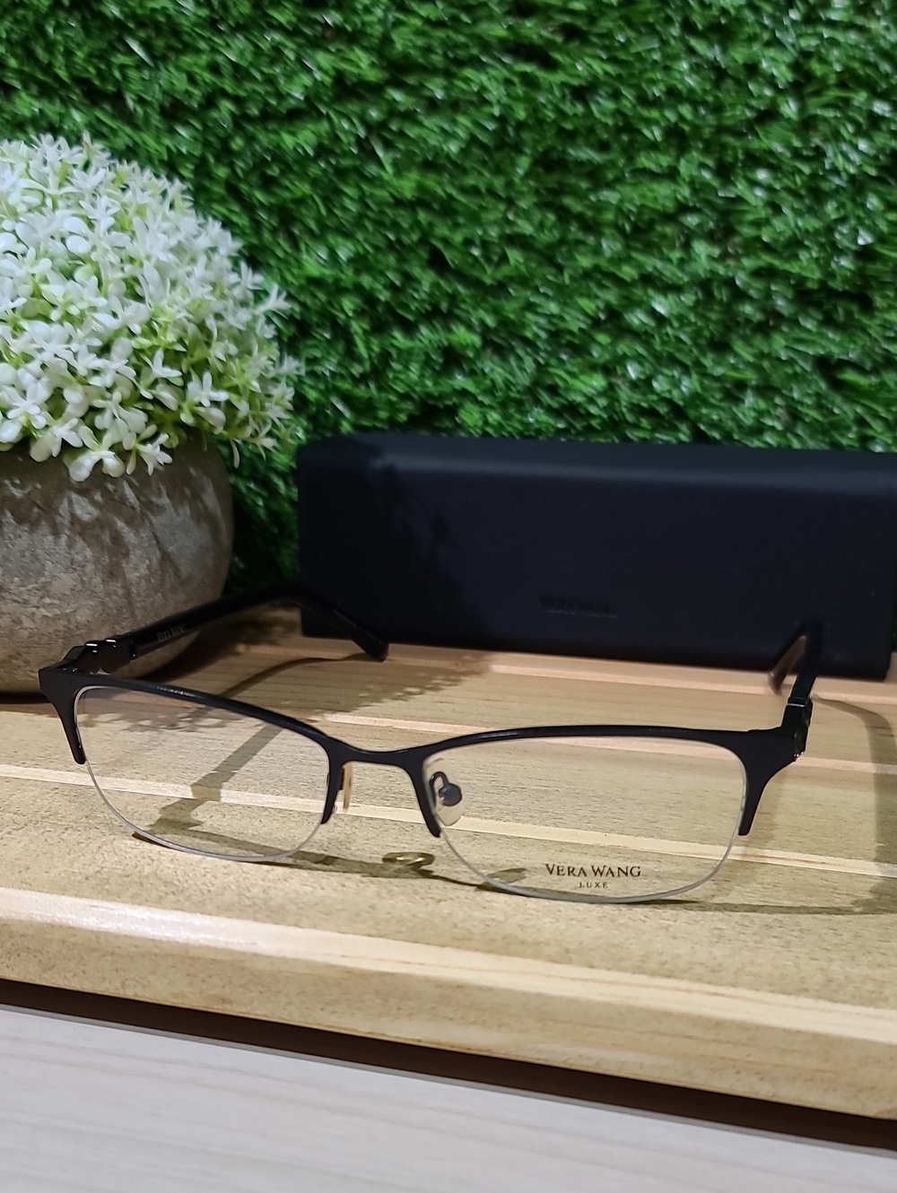 Vera Wang Nedja Eyeglasses - Black 52-16-140 NEW